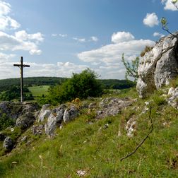 Gipfelkreuz am Alpinensteig