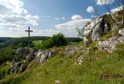 Gipfelkreuz am Alpinensteig